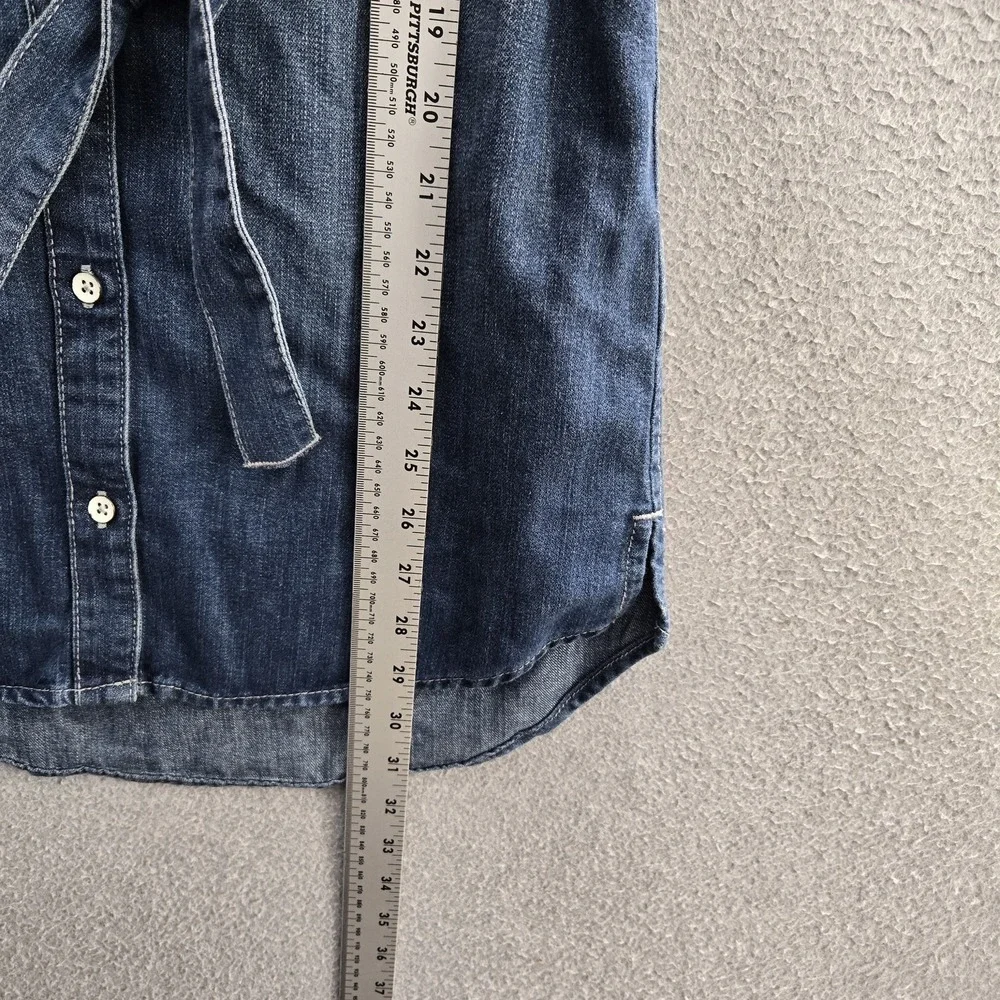 Old Navy Girls Dress L (10-12) Blue Denim Shirt Dress‎ Long Sleeve